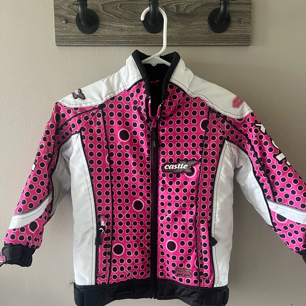 Youth Girls size XS castle x snowmobile jacket